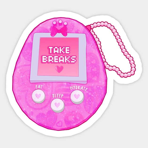 Take Breaks Retro Toy Sticker by VelvepeachShop